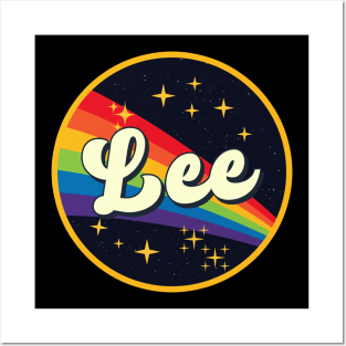 Lee // Rainbow In Space Vintage Style Posters and Art